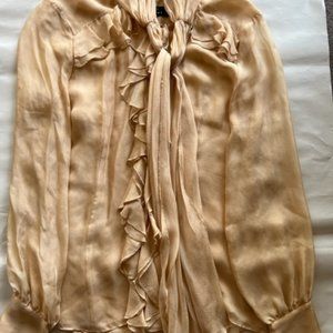 Robert Rodriguez Silk Chiffon Blouse Size 8